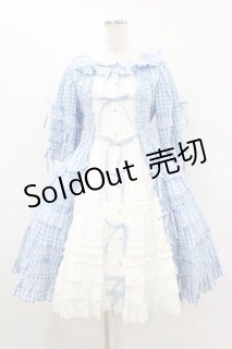 Angelic Pretty / Little Houseワンピース Free サックス H-25-08-14
