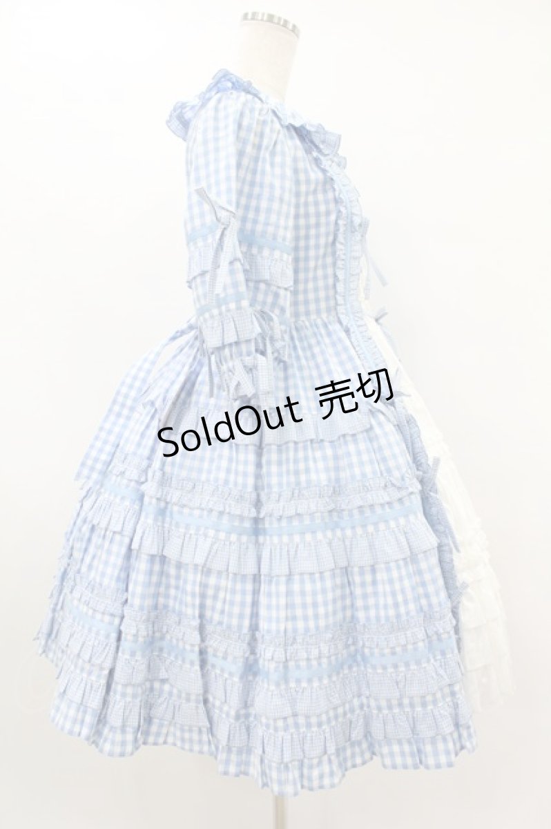 画像3: Angelic Pretty / Little Houseワンピース Free サックス H-25-08-14-1014-AP-OP-NS-ZH (3)