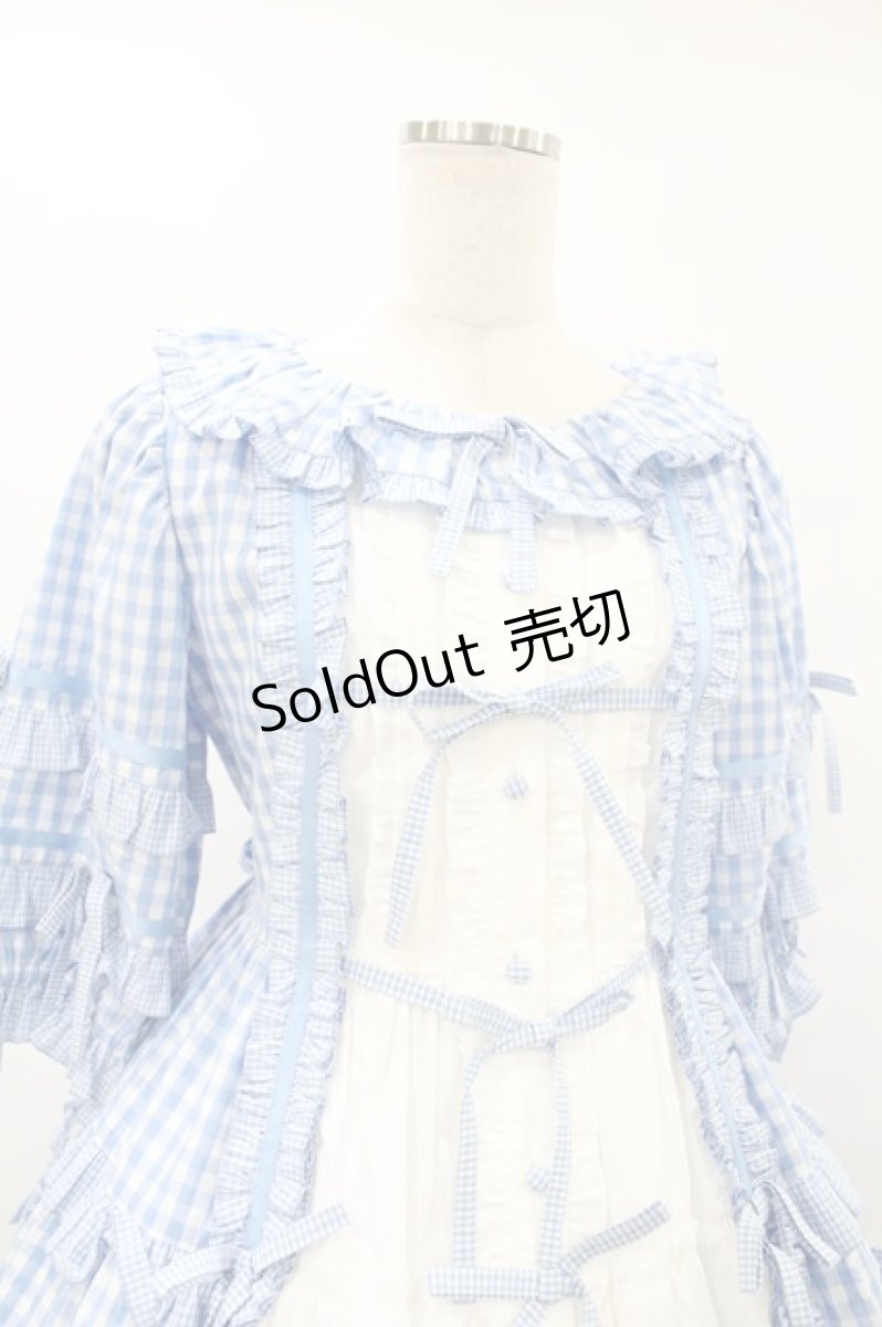 画像4: Angelic Pretty / Little Houseワンピース Free サックス H-25-08-14-1014-AP-OP-NS-ZH (4)