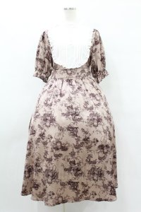 m petit by misako / AM*トワルドジュイワンピース L ピンク H-25-08-14-1018-LO-OP-NS-ZH