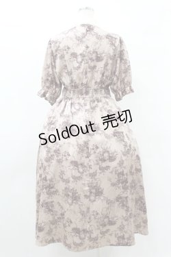 画像2: m petit by misako / AM*トワルドジュイワンピース L ピンク H-25-08-14-1018-LO-OP-NS-ZH