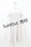 evelyn / 襟刺繍ワンピース Free グレージュ H-25-08-14-1020-LO-OP-NS-ZH