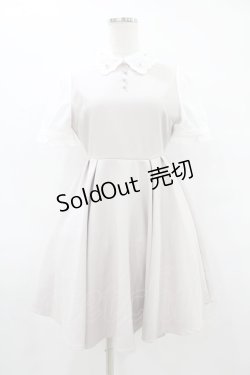 画像1: evelyn / 襟刺繍ワンピース Free グレージュ H-25-08-14-1020-LO-OP-NS-ZH