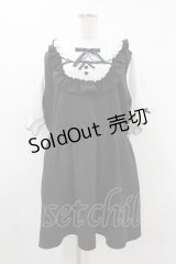 DearMyLoveWhip / お茶会フリルハートリボンワンピース 5L ブラック H-25-08-14-1021-0-OP-NS-ZH