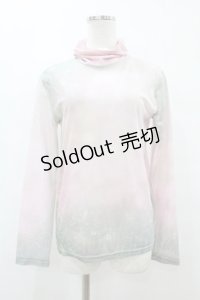 merry jenny / diaryエアリーメッシュトップス  ピンク H-25-08-14-010-LO-TO-KB-ZH