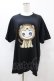 画像1: NieR Clothing / プリントCOTTON CUTSEW  黒 H-25-08-14-014-PU-TO-KB-ZH (1)