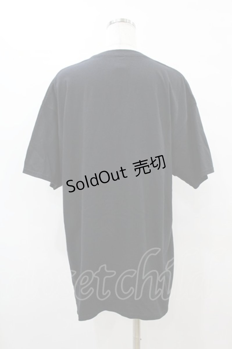 画像2: NieR CLOTHING / プリントCOTTON CUTSEW  黒 H-25-08-14-014-PU-TO-KB-ZH (2)