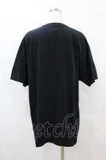 画像2: NieR CLOTHING / プリントCOTTON CUTSEW  黒 H-25-08-14-014-PU-TO-KB-ZT374 (2)