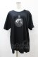 画像1: NieR Clothing / プリント半袖CUTSEW XL 黒 H-25-08-14-015-PU-TO-KB-ZH (1)