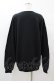 画像2: NieR Clothing / プリントSWEAT   黒×青 H-25-08-14-016-PU-TO-KB-ZH (2)
