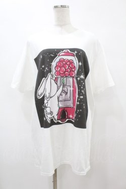 画像1: NieR Clothing / プリント半袖CUTSEW XL 白 H-25-08-14-018-PU-TO-KB-ZH