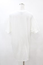 画像2: NieR CLOTHING / プリント半袖CUTSEW XL 白 H-25-08-14-018-PU-TO-KB-ZT375 (2)
