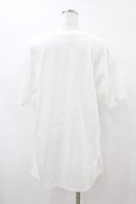 画像2: NieR CLOTHING / プリント半袖CUTSEW XL 白 H-25-08-14-020-PU-TO-KB-ZT375 (2)