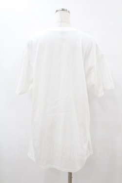 画像2: NieR Clothing / プリント半袖CUTSEW XL 白 H-25-08-14-020-PU-TO-KB-ZH