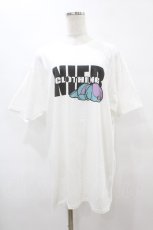 画像1: NieR CLOTHING / プリントCOTTON CUTSEW XL 白 H-25-08-14-021-PU-TO-KB-ZT375 (1)