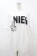 画像1: NieR Clothing / プリント半袖CUTSEW XL 白 H-25-08-14-023-PU-TO-KB-ZH (1)