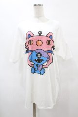 NieR Clothing / トレバコラボoneくんカットソー  白 H-25-08-14-025-PU-TO-KB-ZH