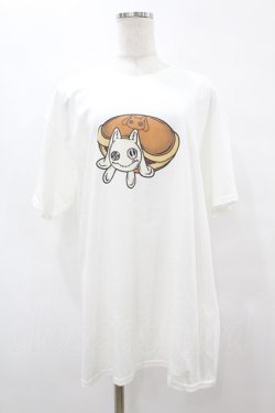 画像1: NieR Clothing / プリント半袖CUTSEW XL 白 H-25-08-14-028-PU-TO-KB-ZH