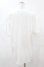 画像2: NieR CLOTHING / プリント半袖CUTSEW XL 白 H-25-08-14-028-PU-TO-KB-ZT375 (2)