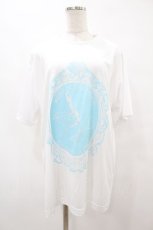 画像1: NieR CLOTHING / プリント半袖CUTSEW XL 白 H-25-08-14-032-PU-TO-KB-ZT375 (1)