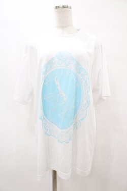 画像1: NieR Clothing / プリント半袖CUTSEW XL 白 H-25-08-14-032-PU-TO-KB-ZH