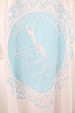画像3: NieR Clothing / プリント半袖CUTSEW XL 白 H-25-08-14-032-PU-TO-KB-ZH