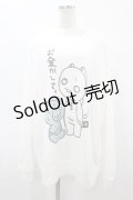 NieR Clothing / プリントSWEAT  2XL 白 H-25-08-14-033-PU-TO-KB-ZH