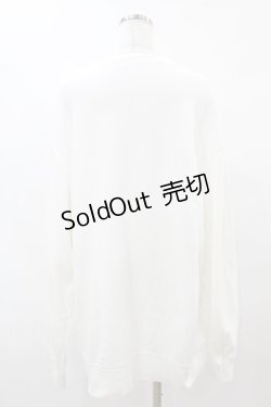 画像2: NieR Clothing / プリントSWEAT  2XL 白 H-25-08-14-033-PU-TO-KB-ZH