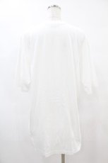 画像2: NieR CLOTHING / プリントCOTTON CUTSEW XL 白 H-25-08-14-036-PU-TO-KB-ZT375 (2)