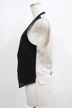 画像2: GADGET GROW / 切替ベスト  黒×ベージュドット H-25-08-15-032-GO-TO-KB-ZH