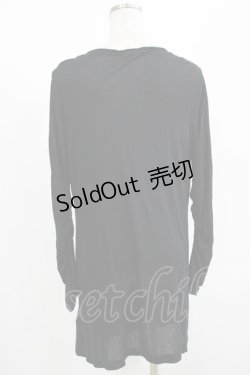 画像3: GADGET GROW / カットロングカーディガン  黒 H-25-08-15-037-GO-TO-KB-ZH