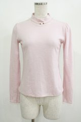 MILK / ローズハイネックトップス  ピンク H-25-08-15-044-ML-TO-KB-ZH