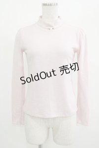 MILK / ローズハイネックトップス  ピンク H-25-08-15-044-ML-TO-KB-ZH