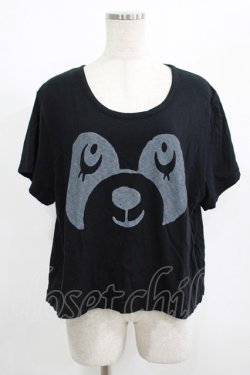 画像1: Candy Stripper / PEPEフェイスTシャツ  黒 H-25-08-15-046-PU-TO-KB-ZH