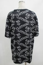 画像3: NieR CLOTHING / プリント半袖CUTSEW  黒 H-25-08-15-049-PU-TO-KB-ZT161 (3)