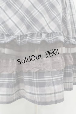 画像3: axes femme / センタージップチェックジャンスカ Free ラベンダー H-25-08-15-1046-AX-OP-NS-ZH