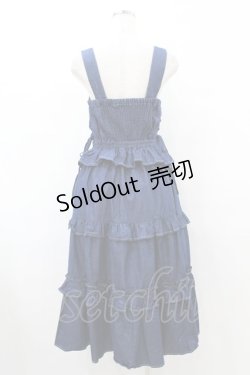 画像2: axes femme / フリルデザインジャンスカ Free インディゴ H-25-08-15-1047-AX-OP-NS-ZH