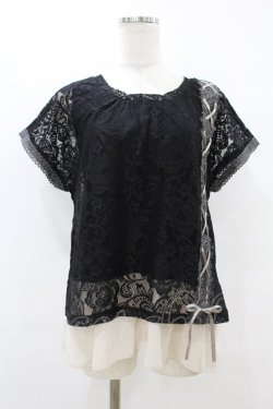 画像1: axes femme / レーストップス M ブラック H-25-08-15-1055-AX-TO-NS-ZH
