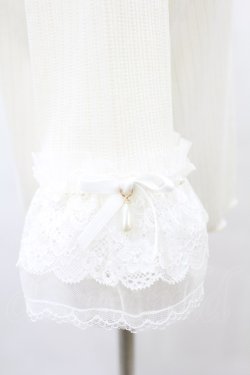 画像3: axes femme / レース重ねデザイン袖プルオーバー Free 生成り H-25-08-15-1061-AX-TO-NS-ZH