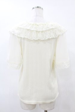 画像2: axes femme / シフォンローズプルオーバー Free 生成り H-25-08-15-1062-AX-TO-NS-ZH