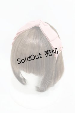 画像1: m petit by misako / NINA'sコラボ AM*NIリボンカチューシャ  ピンク H-25-08-15-1007-LO-AC-NS-ZH