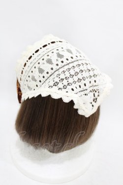 画像2: Angelic Pretty / Sweet Cream Houseバブーシュカ  生成り H-25-08-15-1013-AP-AC-NS-ZH