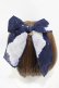 画像2: Angelic Pretty / Misty Skyリボンクリップ  ネイビー H-25-08-15-1014-AP-AC-NS-ZH (2)