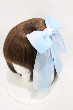 画像1: Angelic Pretty / Misty Skyリボンクリップ  サックス H-25-08-15-1015-AP-AC-NS-ZH