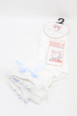 画像1: Lovely Tency / 眞白ありすコラボ/TTMACSウサミミリボン  オフ/サックス H-25-08-15-1019-0-ZA-NS-ZH