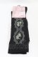 画像1: m petit by misako / ECAMOVKバラレースソックス  ブラック H-25-08-15-1021-LO-ZA-NS-ZH (1)