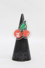 Angelic Pretty / Creamy Cherryリング  クリア/レッド H-25-08-15-1026-AP-AC-NS-ZH
