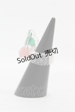 画像2: Angelic Pretty / Creamy Cherryリング  クリア/レッド H-25-08-15-1026-AP-AC-NS-ZH