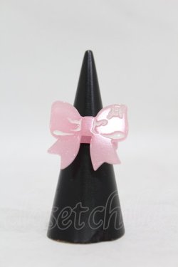 画像1: Angelic Pretty / キャンディリボンリング  ピンク H-25-08-15-1028-AP-AC-NS-ZH