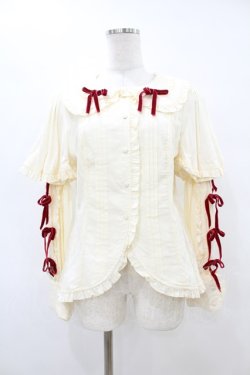 画像1: Hoshibako Works / 西洋人形魔法　ブラウス M アイボリー/ワイン H-25-08-15-1031-0-BL-NS-ZH